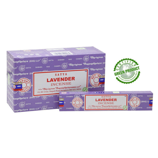 Satya Lavender Incense 15 Gms (33074100)