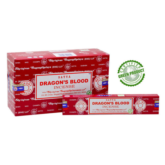 Satya Dragon's Blood Incense 15 Gms ( HSN - 33074100)