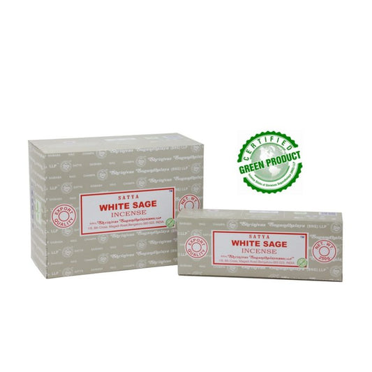 Satya White Sage Incense 250 Gms ( HSN - 33074100)