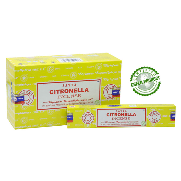 Satya Citronella Incense 15 Gms ( HSN - 33074100)