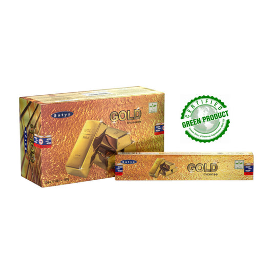 Satya Gold Incense 15 Gms ( HSN - 33074100 )