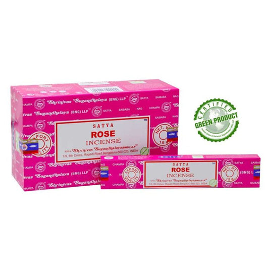 Satya Rose Incense 15 Gms ( HSN - 33074100 )