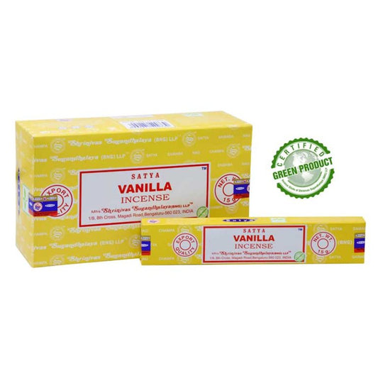 Satya Vanilla Incense 15 Gms ( HSN - 33074100 )