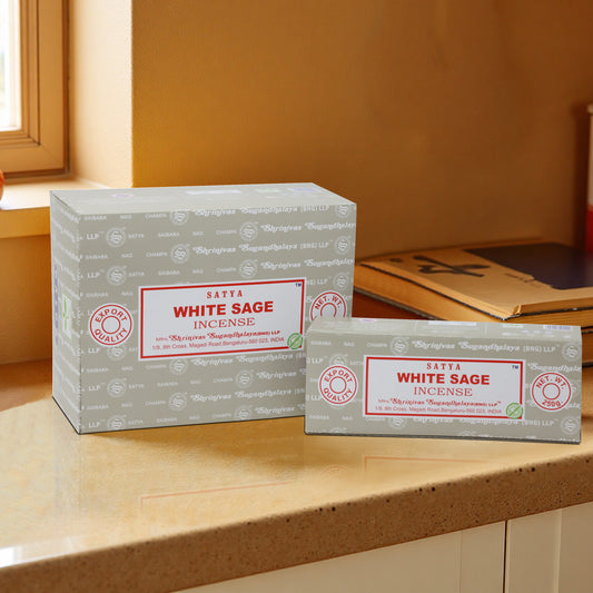Satya White Sage Incense 250 Gms ( HSN - 33074100)