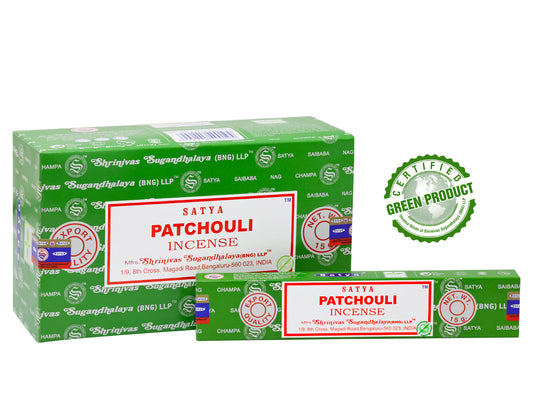 Satya Patchouli Incense 15 Gms ( HSN - 33074100 )