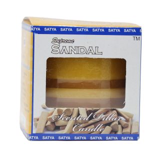Supreme Sandal Scented Pillar Candle (HSN : 34060010)