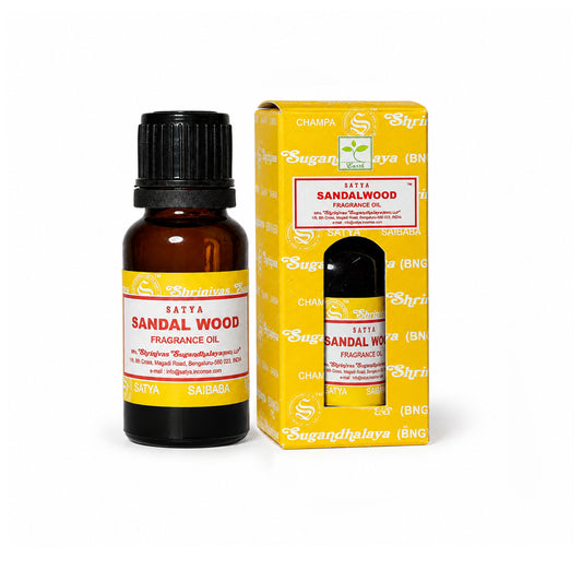 Satya Sandal Wood Fragrance Oil 15 ml (HSN - 33030090)