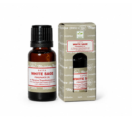 Satya White Sage Fragrance Oil 15 ml (HSN - 33030090)