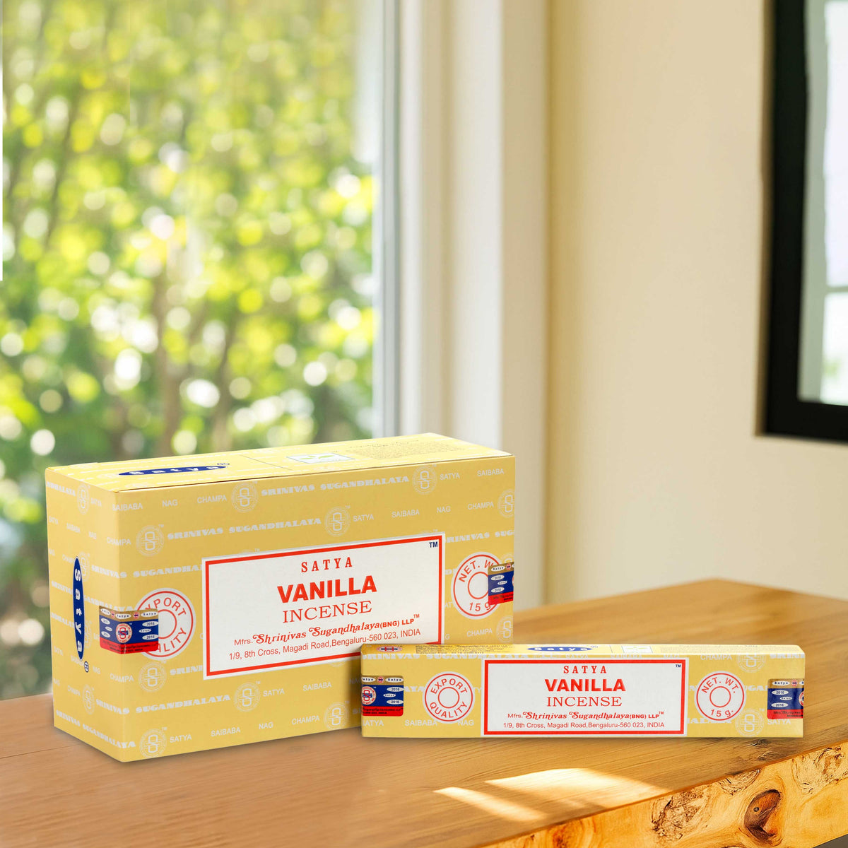 Satya Vanilla Incense 15 Gms ( HSN - 33074100 )