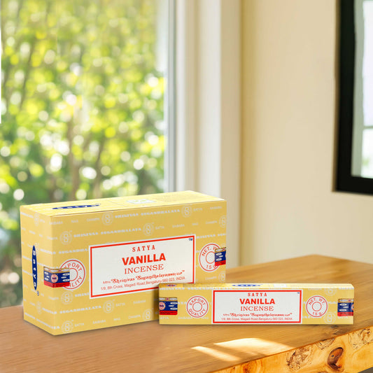 Satya Vanilla Incense 15 Gms ( HSN - 33074100 )