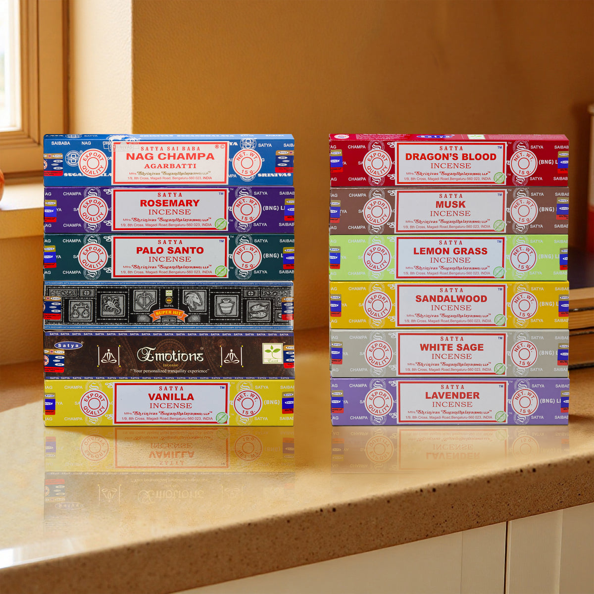 Assorted Incense Pack of 12