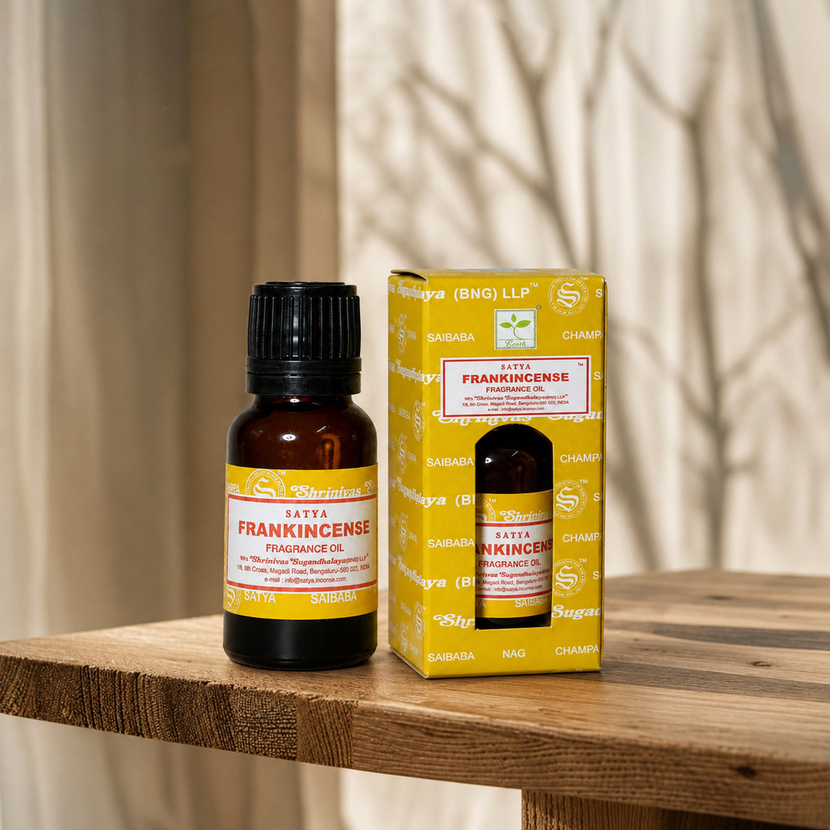 Satya Frankincense Fragrance Oil 15 ml (HSN - 33030090 )