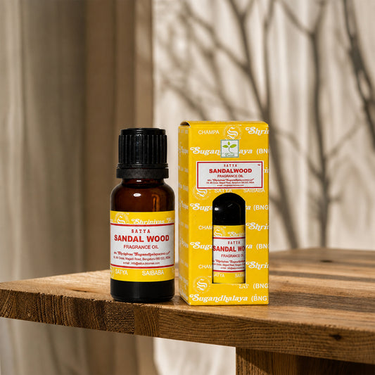 Satya Sandal Wood Fragrance Oil 15 ml (HSN - 33030090)