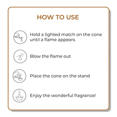 Satya Sandal Wood Backflow Dhoop Cone 24 Cone ( HSN - 33074100 )