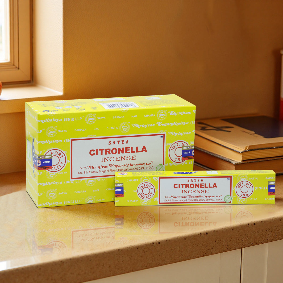 Satya Citronella Incense 15 Gms ( HSN - 33074100)