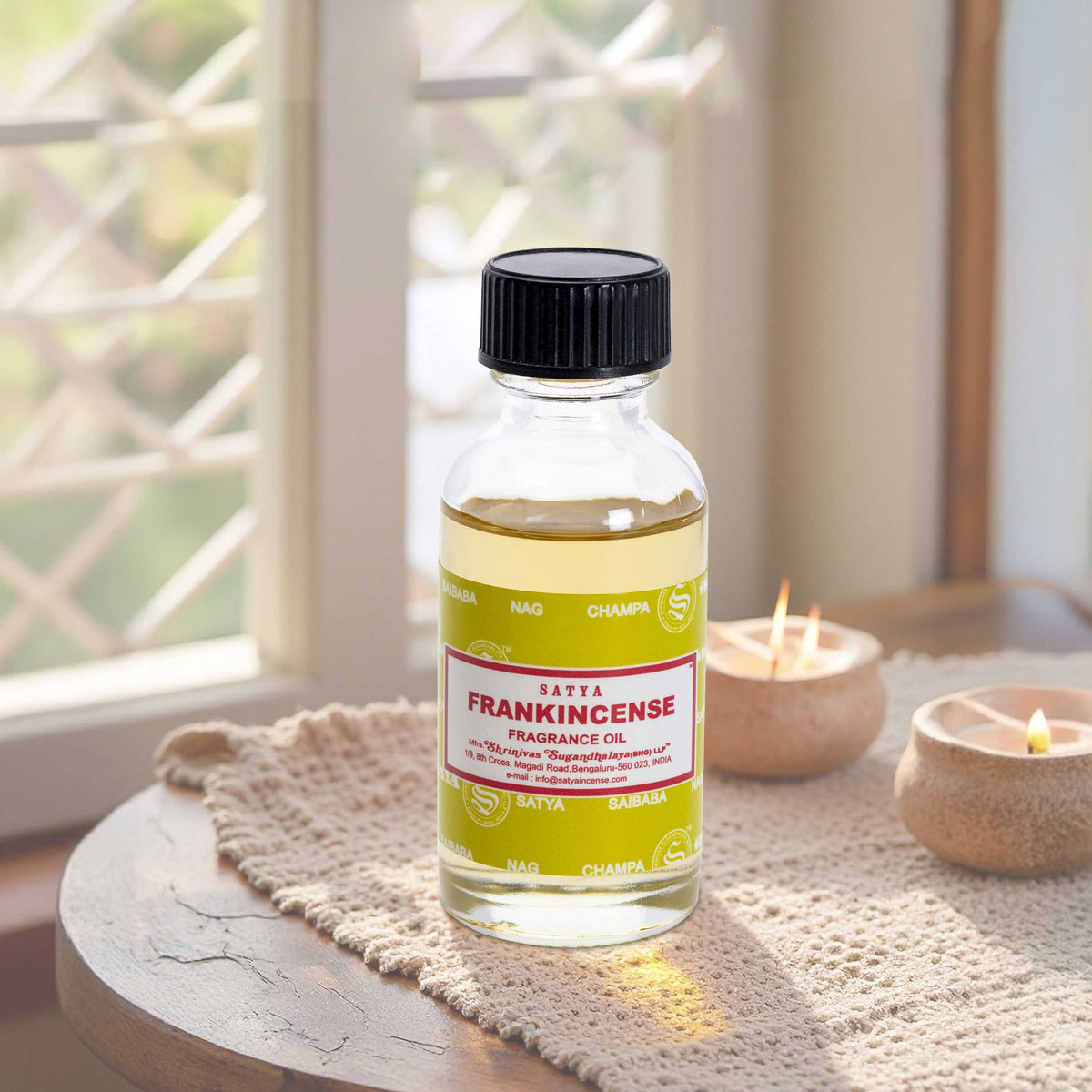 Satya Frankincense Fragrance Oil 30 ml (HSN - 33030090 )
