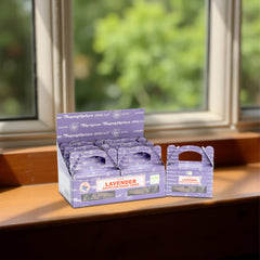 Satya Lavender Backflow Dhoop Cone 24 Cone ( HSN - 33074100 )