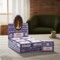 Satya Lavender Dhoop Cone 12 Cone ( HSN - 33074100 )