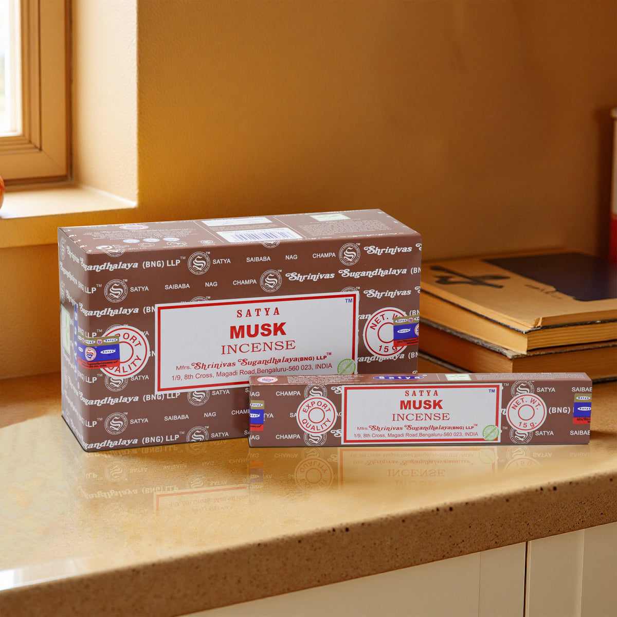 Satya Musk Incense 15 Gms ( HSN - 33074100)