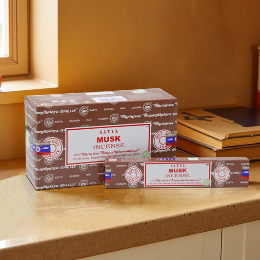 Satya Musk Incense 15 Gms ( HSN - 33074100)