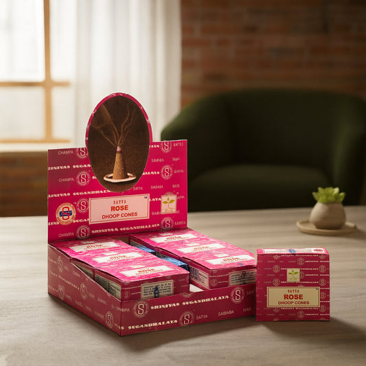 Satya Rose Dhoop Cone 12 Cone ( HSN - 33074100 )