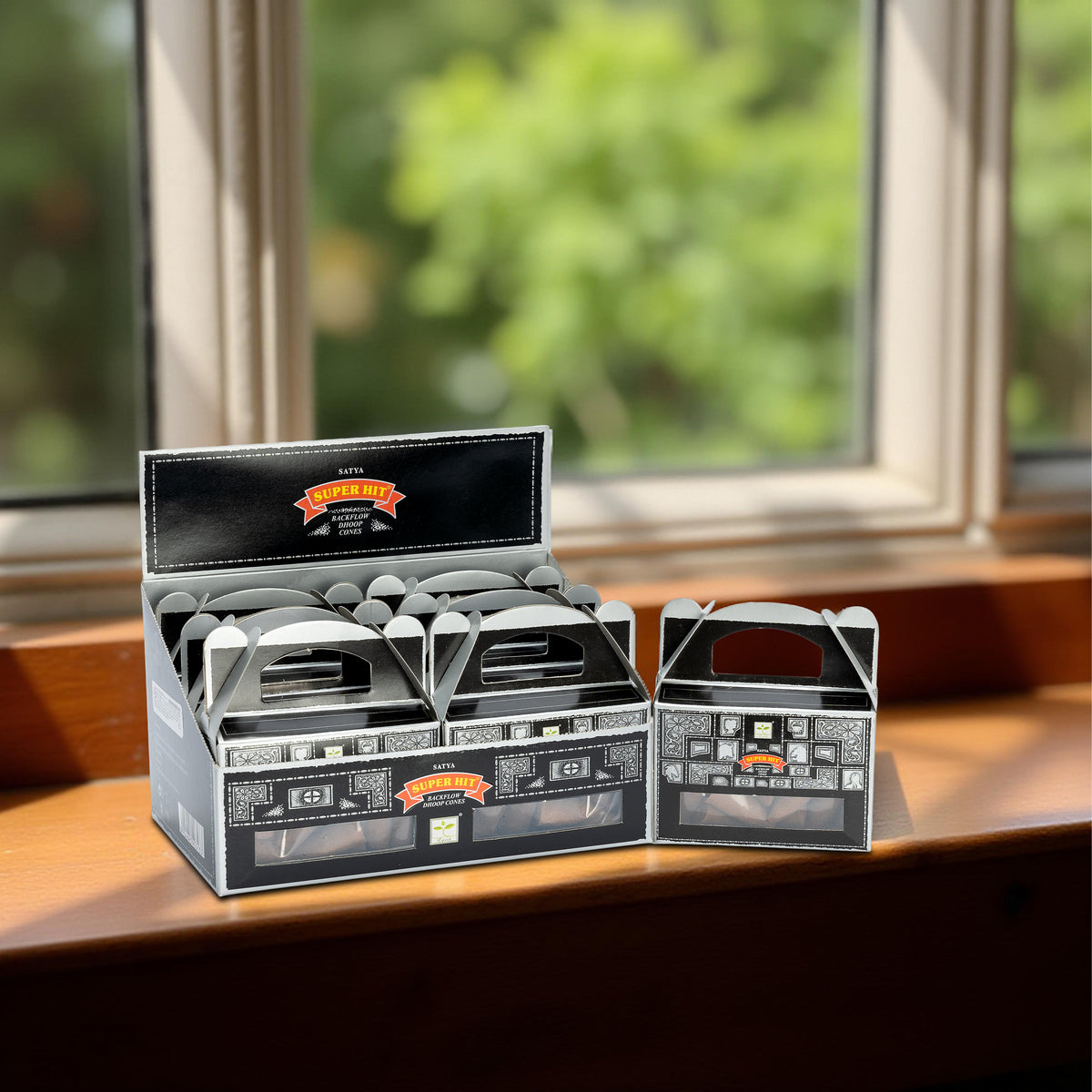 Satya Super Hit Backflow Dhoop Cone 24 Cone ( HSN - 33074100 )