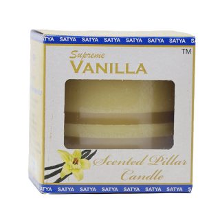 Supreme Vanilla Scented Pillar Candle (HSN : 34060010)